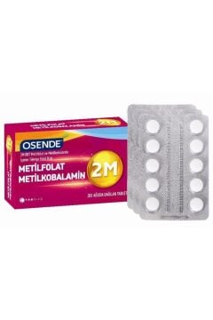 2m Metilfolat Metilkobalamin 30 Tablet