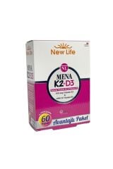 Mena K2 + D3 Vitamini 60 Kapsül