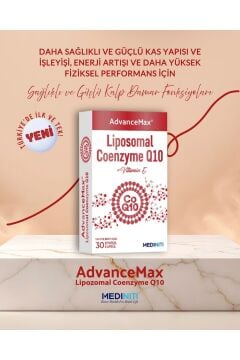 AdvanceMax Lipozomal Koenzim Q10 Kapsül