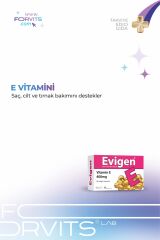 Evigen Vitamin E 400 mg 30 Yumuşak Kapsül