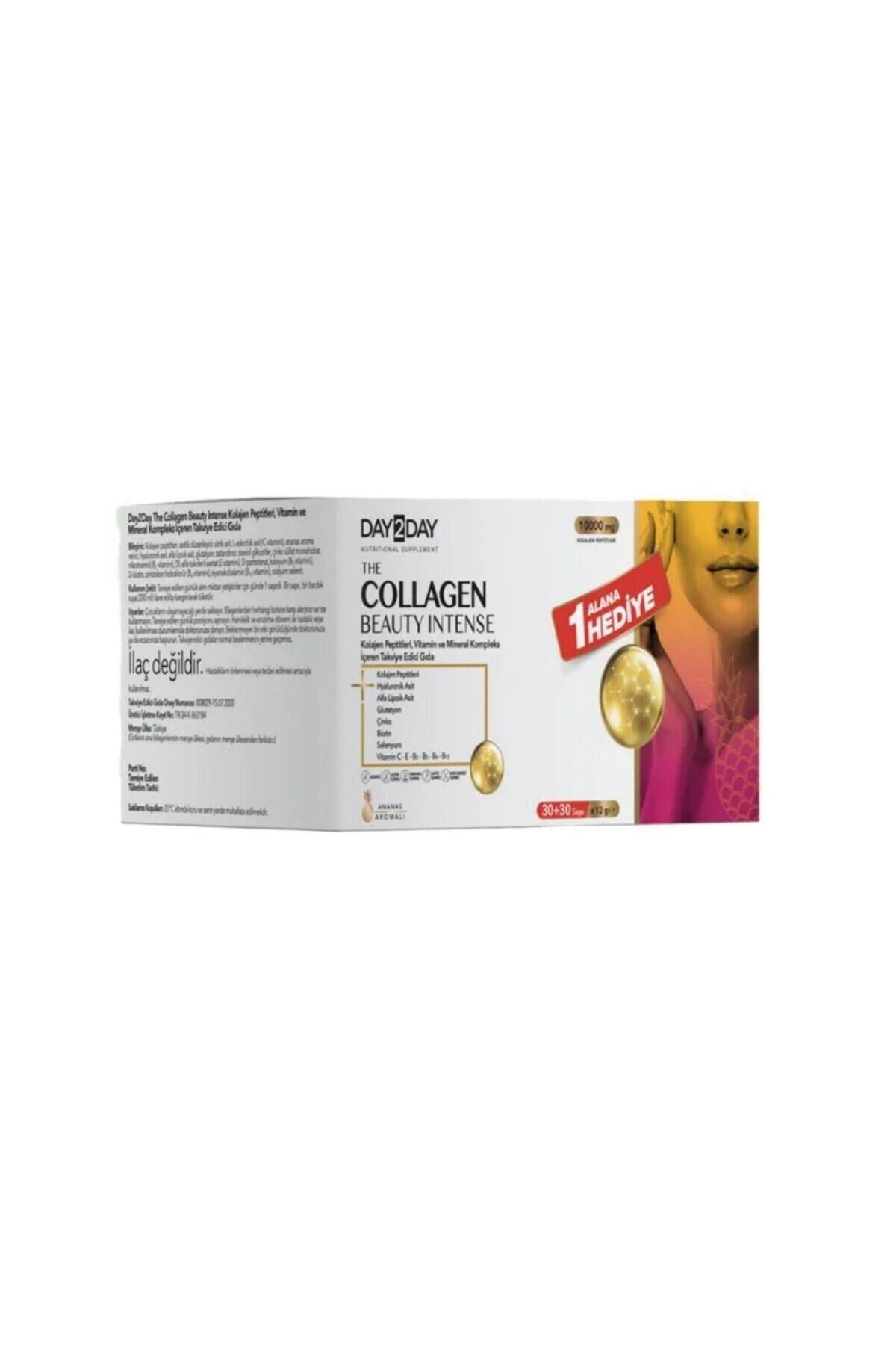 The Collagen Beauty Intense Ananas Aromalı 1 Alana 1 Bedava 60 Saşe
