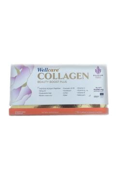 Wellcare Collagen Beauty Plus Frenk Üzümü Portakal Aromalı 30x40 ml Tüp 8699680650036