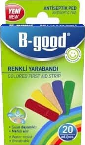 B-GOOD Renkli Yarabandı 20'li
