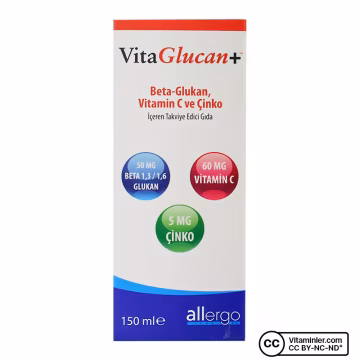 VitaGlucan Beta Glucan & C Vitamini Şurup 150 ml