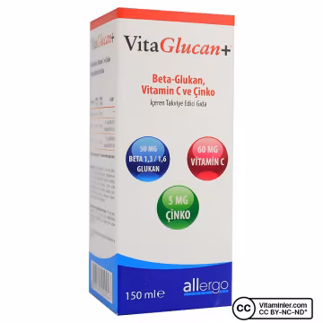 VitaGlucan Beta Glucan & C Vitamini Şurup 150 ml
