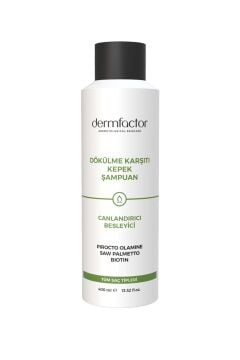 Dermfactor Tüm Saç Tipleri İçin Dökülme ve Kepek Karşıtı Şampuan 400 ml