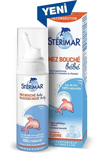Sterimar Baby Burun Spreyi Blocked Nose Hipertonik Sprey 100 ml