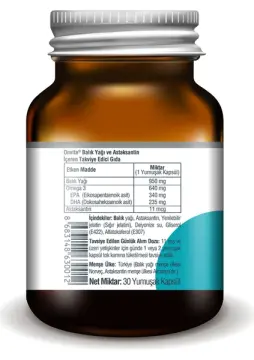 Onvita Omega 3 Balık Yağı & Astaksantin 30 Kapsül