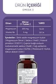 Onvita Magnezyum Sitrat Ve P5p Vitamin B6 200 Mg 60 Tablet