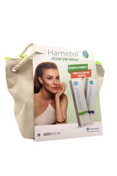 Hametol Cilt Bakım Kremi 30 gr Onarıcı Bakım Kremi 30 gr Makyaj Çantası Hediyeli