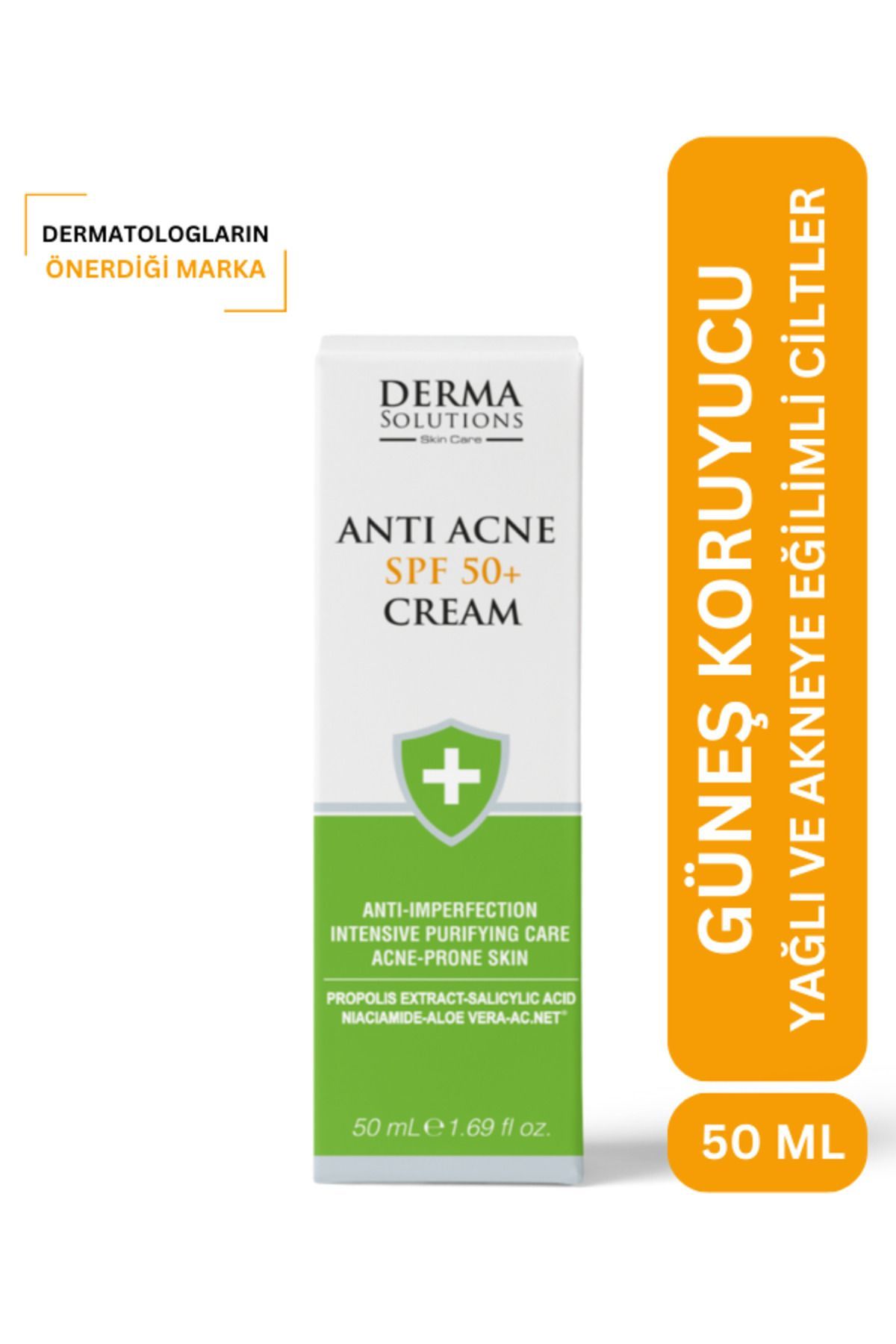 Derma Solutions Anti Acne Cream SPF50+ 50 ml