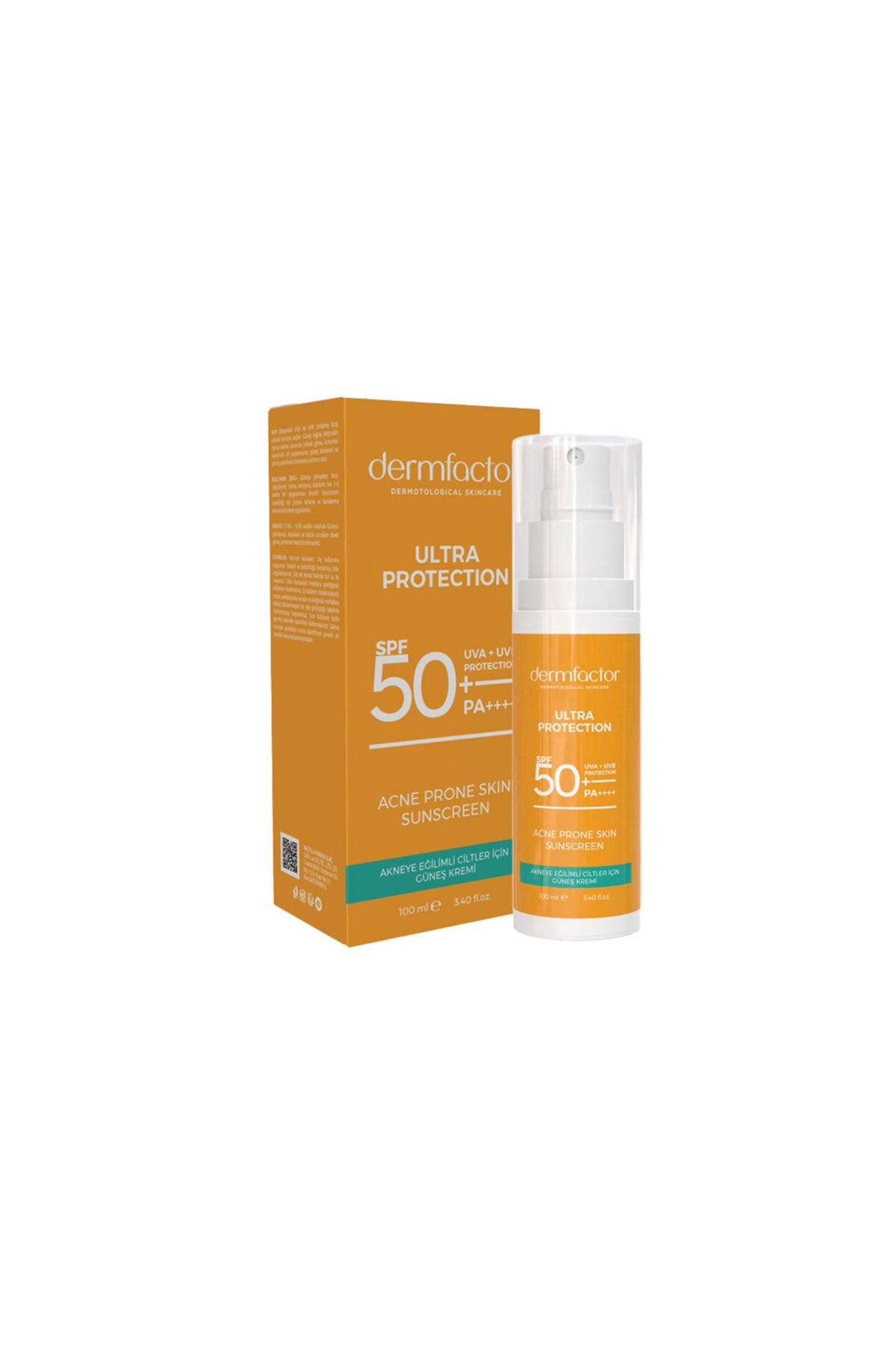 DERMFACTOR Ultra Protection Akneye Eğilimli Cilt Tipleri Için Güneş Kremi 50spf 120 ml