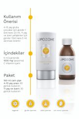 Lipozone Vitamin C 1000 mg 150 ml Şurup