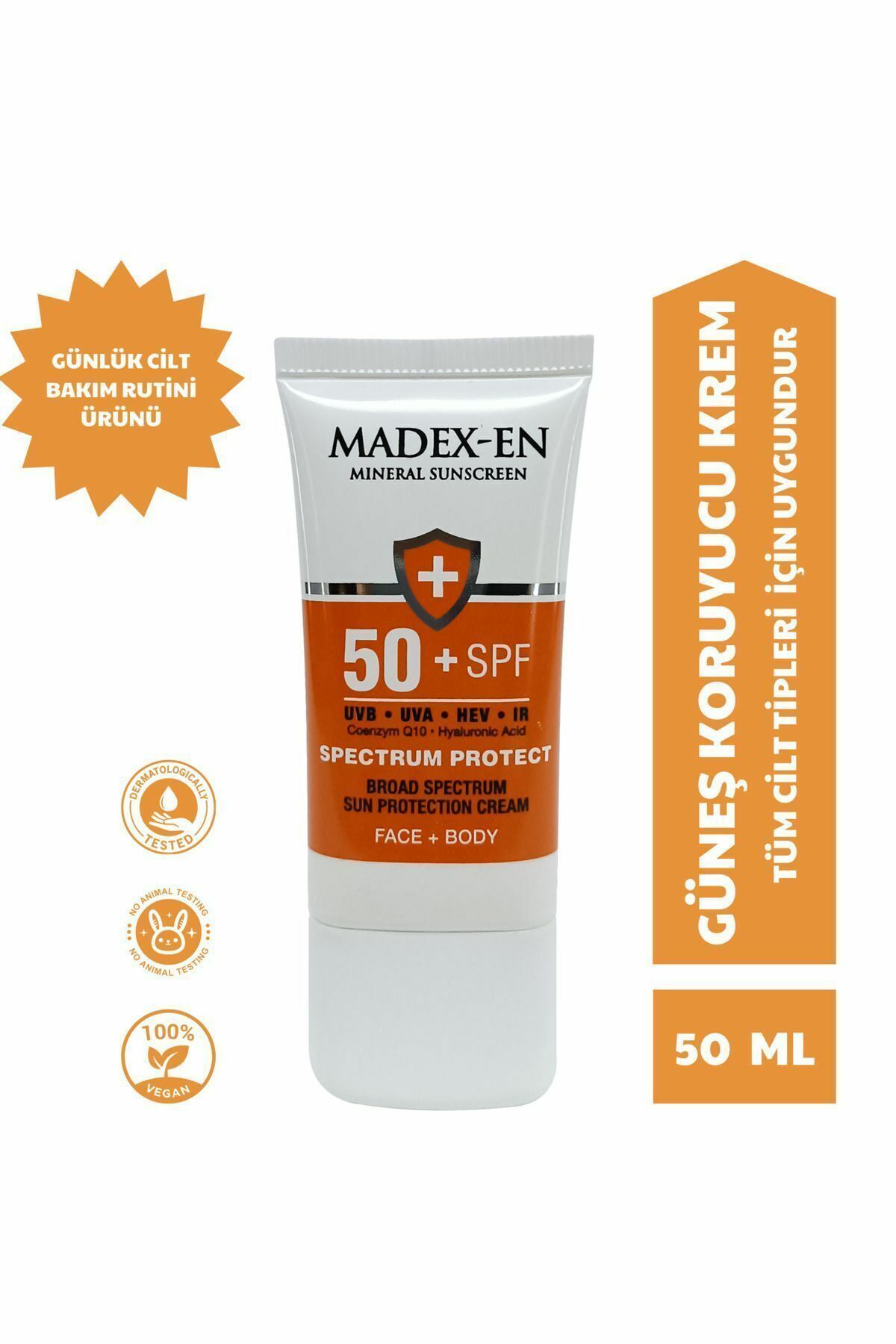 Derma Solutions Madex-En Mineral Suncreen SPF50+ 50 ml