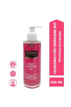 Derma Solutions Rosac Cleasing Gel - Rozacealı Ciltler Için Yatıştırıcı Yüz Temizleme Jeli