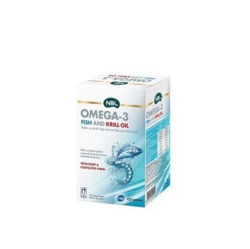 NBL Ürünleri NBL Omega3 Fish/Krill Oil 50 Kapsül