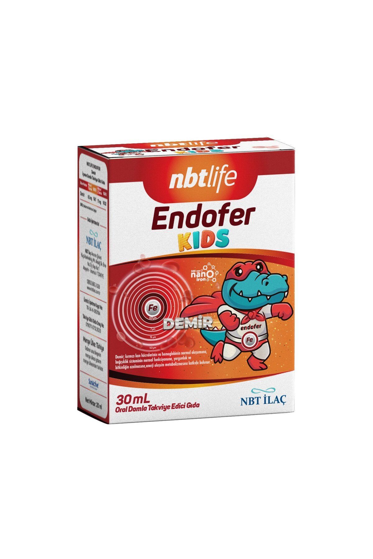 NBT Life Endofer Kids Demir Damla 30 ml