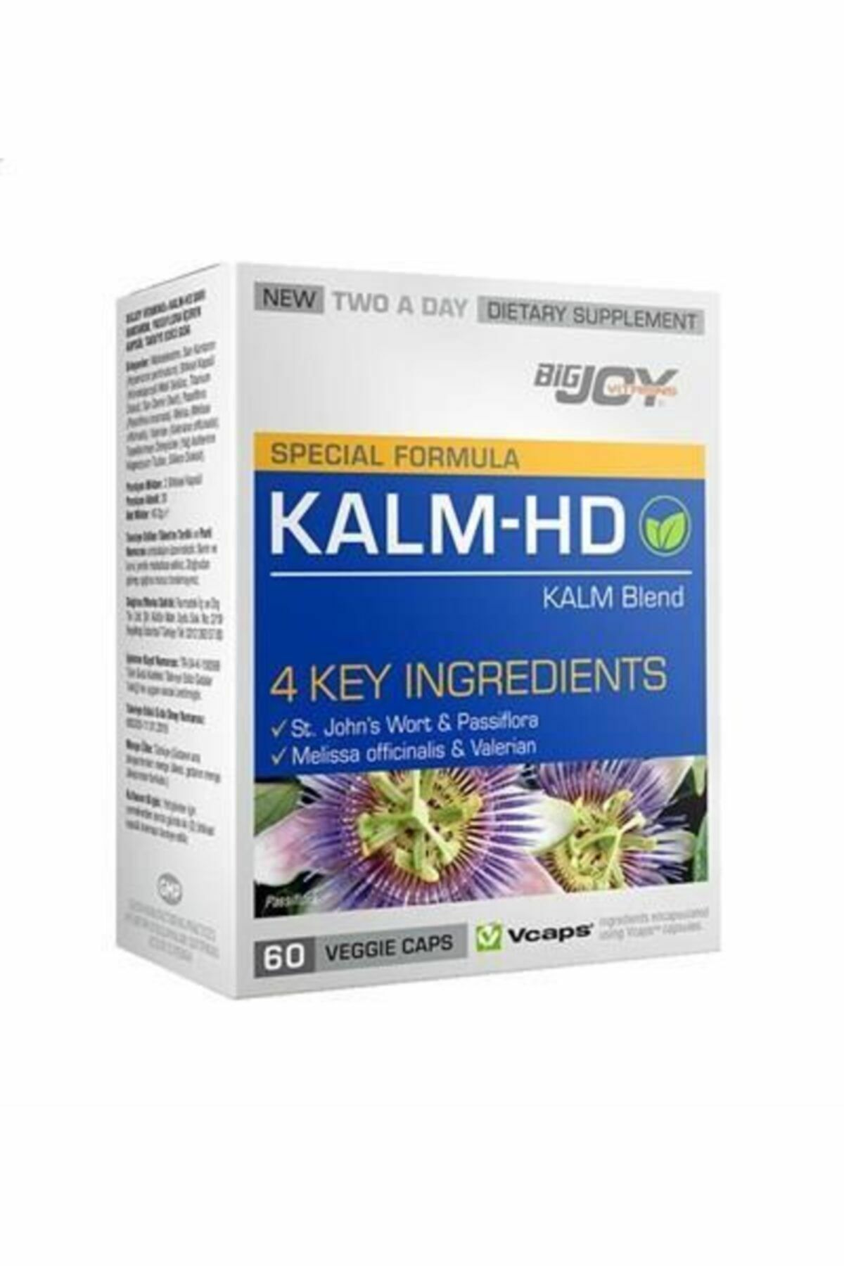 Bigjoy Vitamins Kalm-hd Bitkisel 60 Kapsül