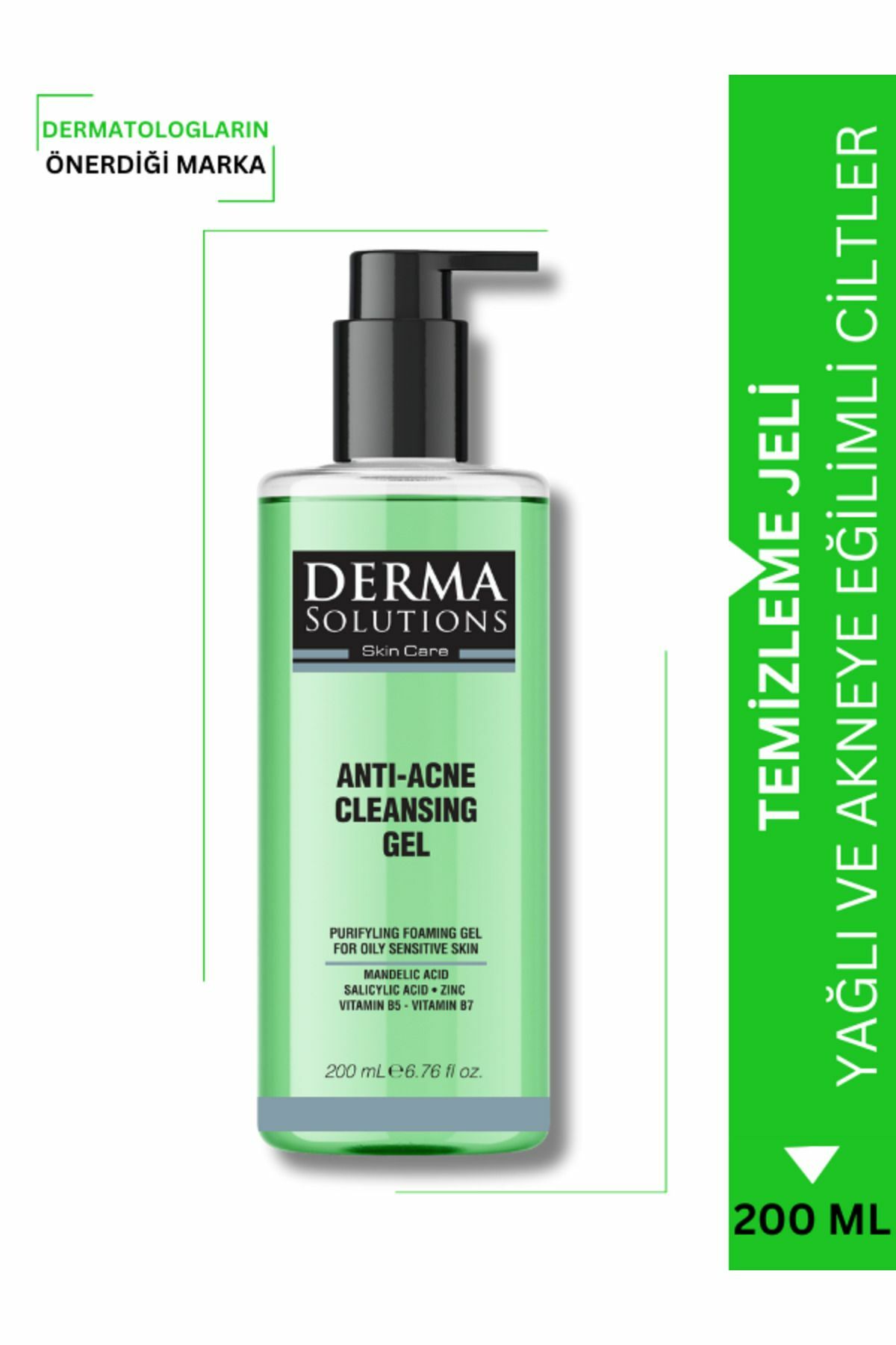 Derma Solutions Anti Acne Cleansing Gel 200 ml