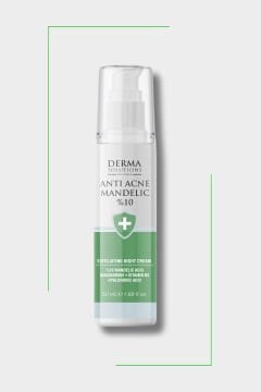 DermaSolutions %10 MANDELIC ACİD ANTi ACNE CREAM - %10 Mandelik Asit İçeren Peeling Etkili Gece Kremi